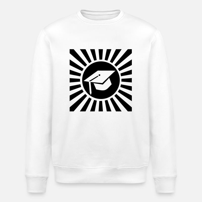 Doktorhut - Doktor - Stanley/Stella Unisex Bio-Sweatshirt ROLLER - Weiß