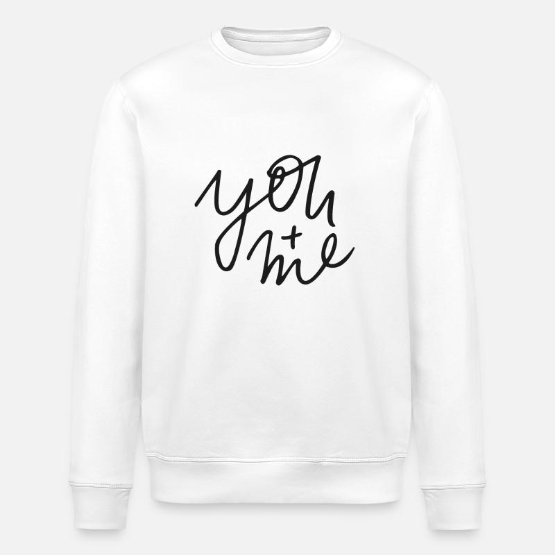 you and me - Stanley/Stella Unisex Bio-Sweatshirt ROLLER - Weiß