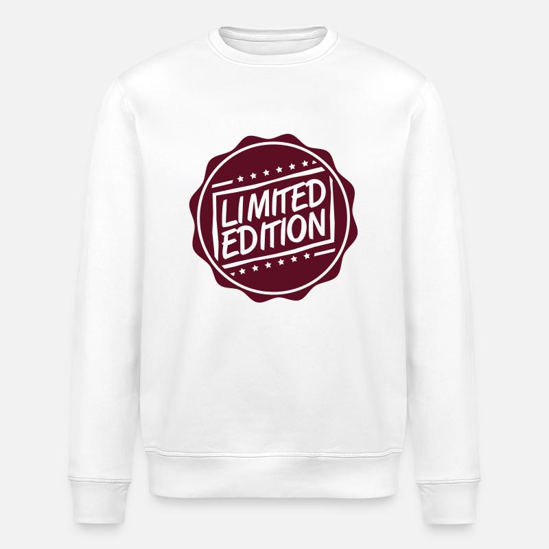 Limited Edition Round Stamp Logo - Sweat bio ROLLER Stanley/Stella Unisexe - blanc