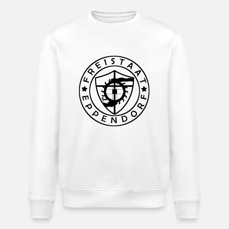 Freistaat Eppendorf - Stanley/Stella Unisex Bio-Sweatshirt ROLLER - Weiß