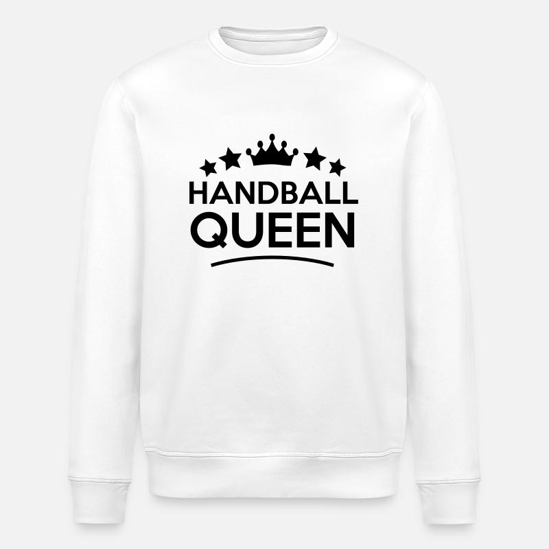 handball queen stars - Stanley/Stella Unisex Bio-Sweatshirt ROLLER - Weiß