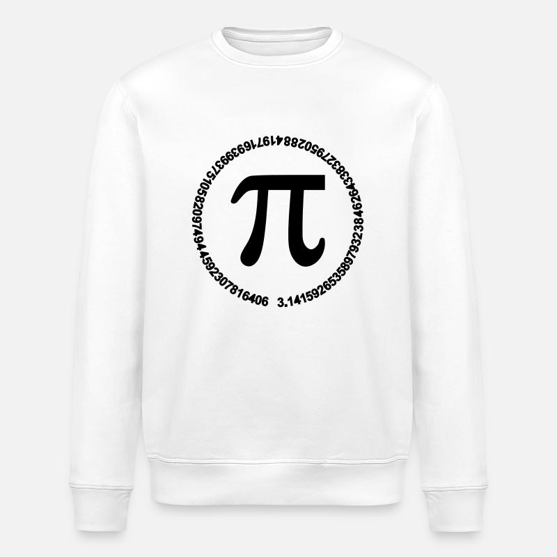 Pi - Stanley/Stella Unisex Bio-Sweatshirt ROLLER - Weiß