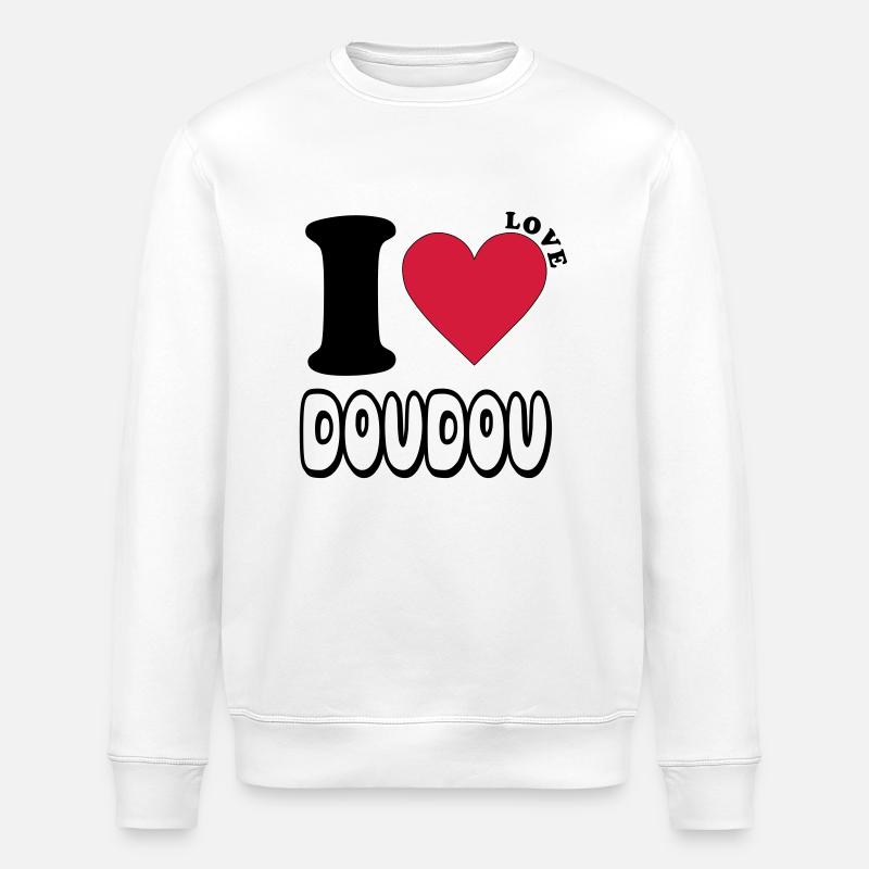 ilovedoudou - Sweat bio ROLLER Stanley/Stella Unisexe - blanc