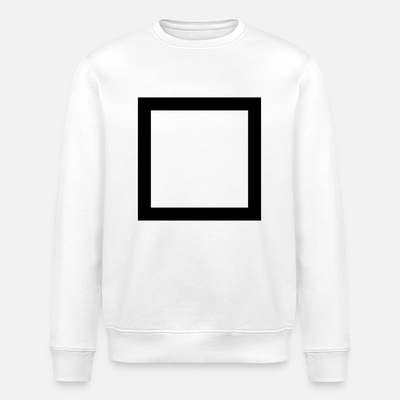 Quadrat - Stanley/Stella Unisex Bio-Sweatshirt ROLLER - Weiß
