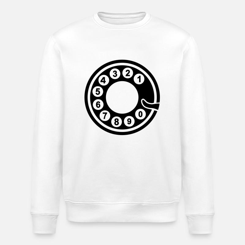 Telephone - Sweat bio ROLLER Stanley/Stella Unisexe - blanc