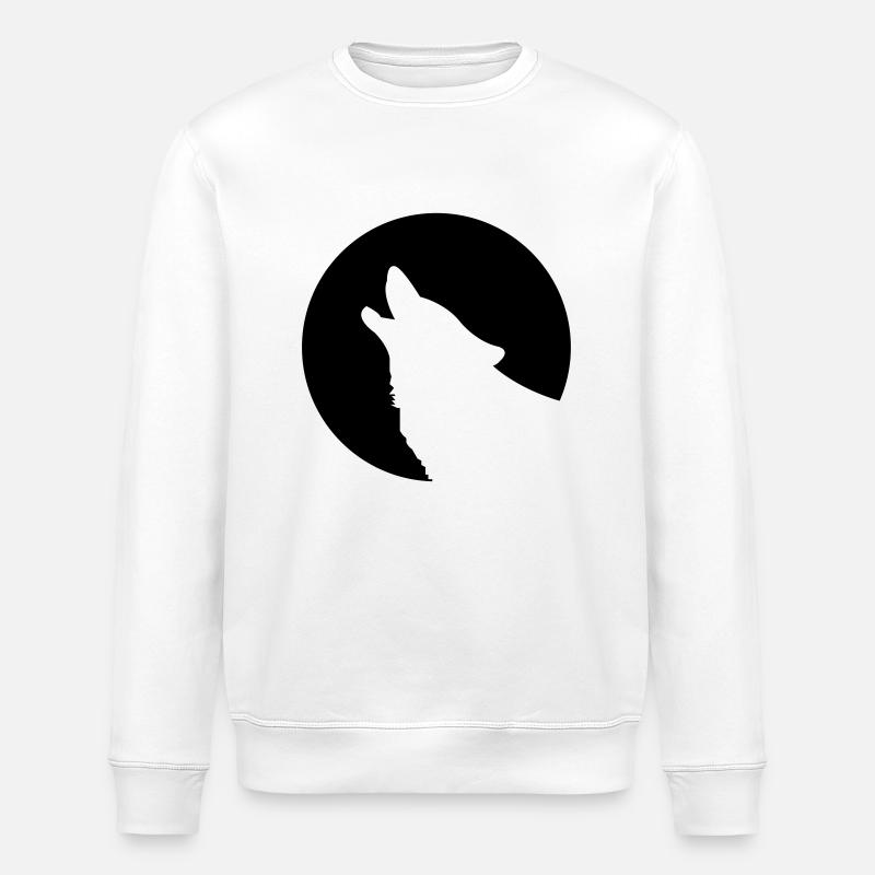 wolfcy - Stanley/Stella ROLLER Unisex Organic Sweatshirt - white