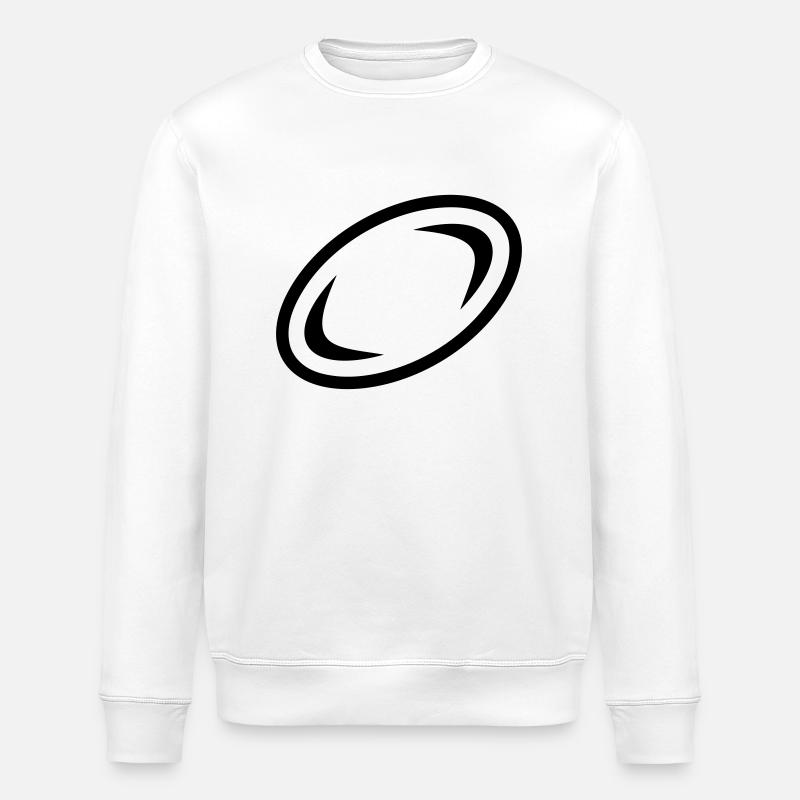Rugby - Stanley/Stella ROLLER Unisex Organic Sweatshirt - white