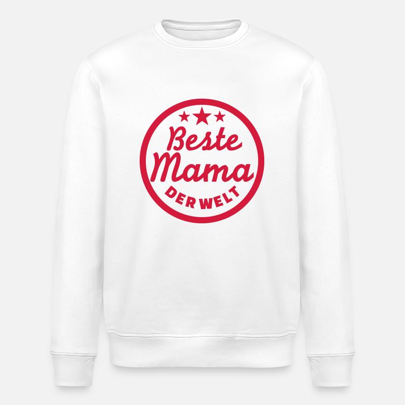 Mama - Stanley/Stella Unisex Bio-Sweatshirt ROLLER - Weiß