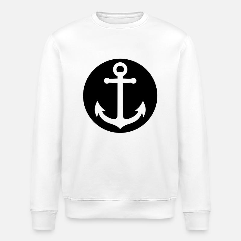 anchor ancre - Sweat bio ROLLER Stanley/Stella Unisexe - blanc