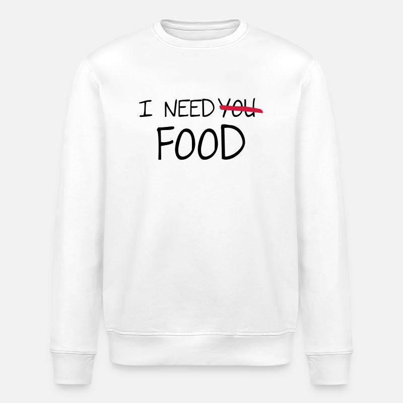 Food - Stanley/Stella Unisex Bio-Sweatshirt ROLLER - Weiß