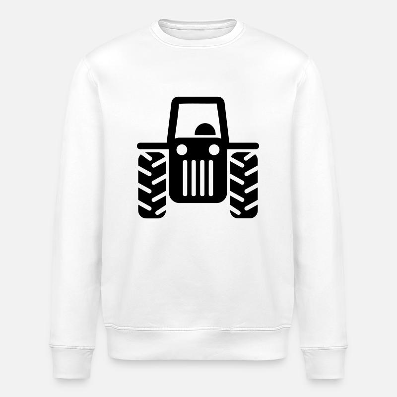 Traktor - Stanley/Stella Unisex Bio-Sweatshirt ROLLER - Weiß