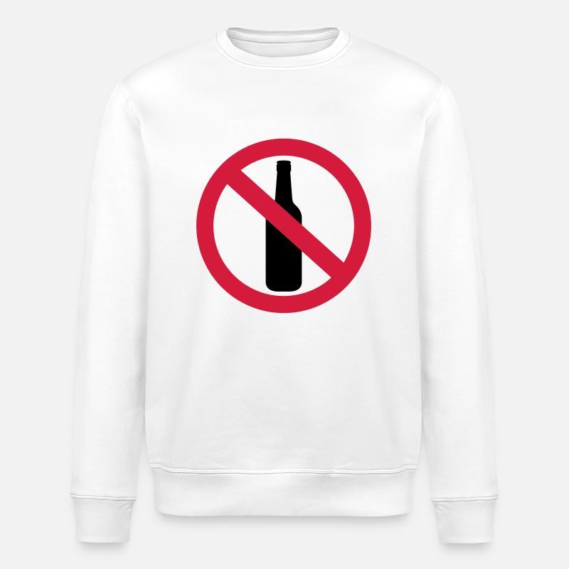 No Alcool - Sweat bio ROLLER Stanley/Stella Unisexe - blanc
