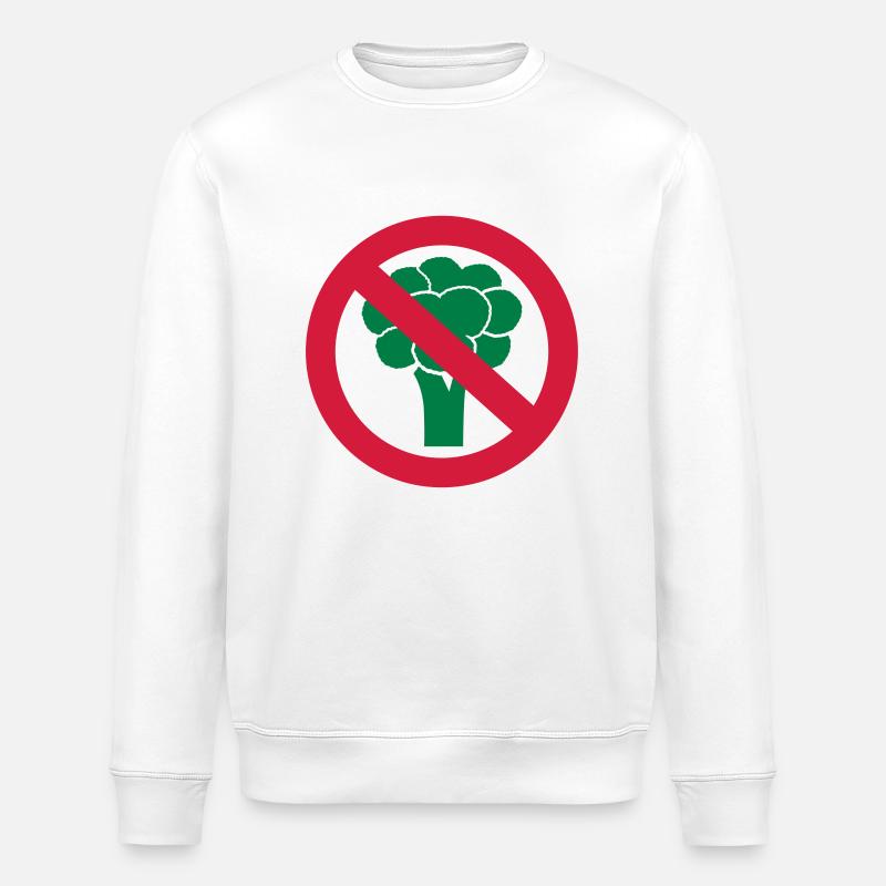 Brokkoli - Stanley/Stella Unisex Bio-Sweatshirt ROLLER - Weiß