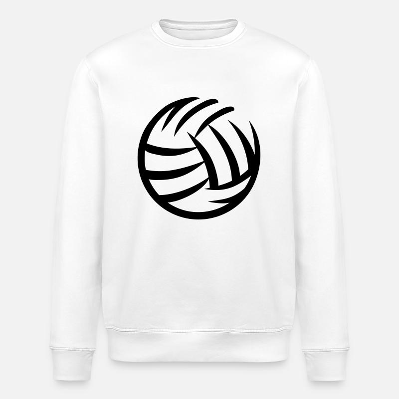 Volleyball - Stanley/Stella Unisex Bio-Sweatshirt ROLLER - Weiß