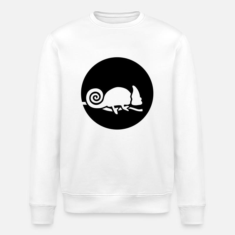 Caméléon - Sweat bio ROLLER Stanley/Stella Unisexe - blanc