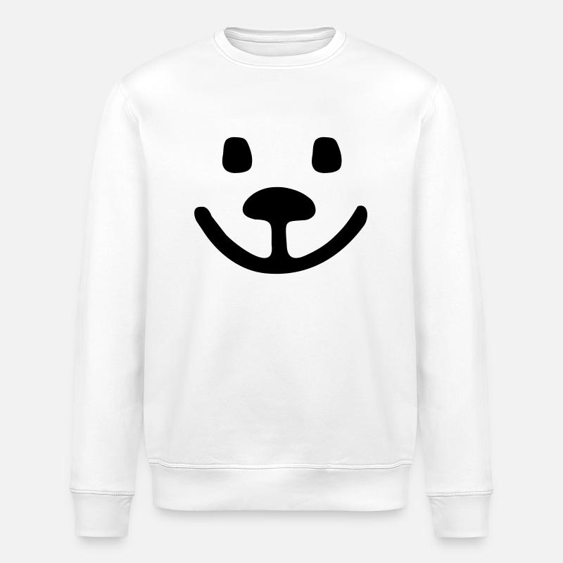 Nounours - Sweat bio ROLLER Stanley/Stella Unisexe - blanc