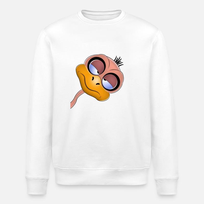 Vogel Strauß - Stanley/Stella Unisex Bio-Sweatshirt ROLLER - Weiß