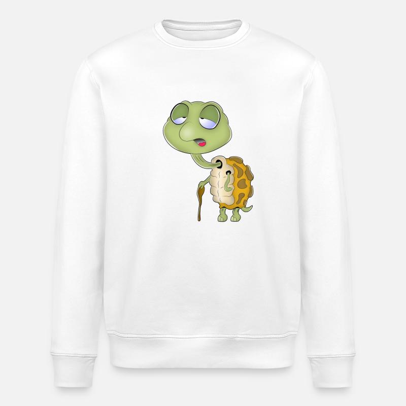 Schildkröte - Stanley/Stella Unisex Bio-Sweatshirt ROLLER - Weiß
