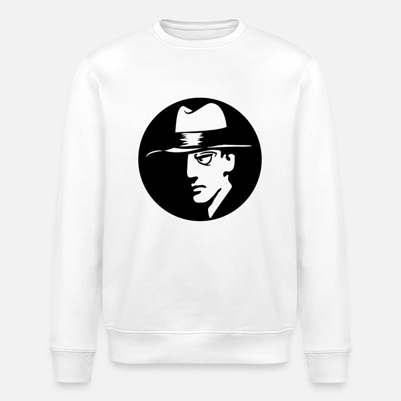 Gangster evil - Stanley/Stella ROLLER Unisex Organic Sweatshirt - white