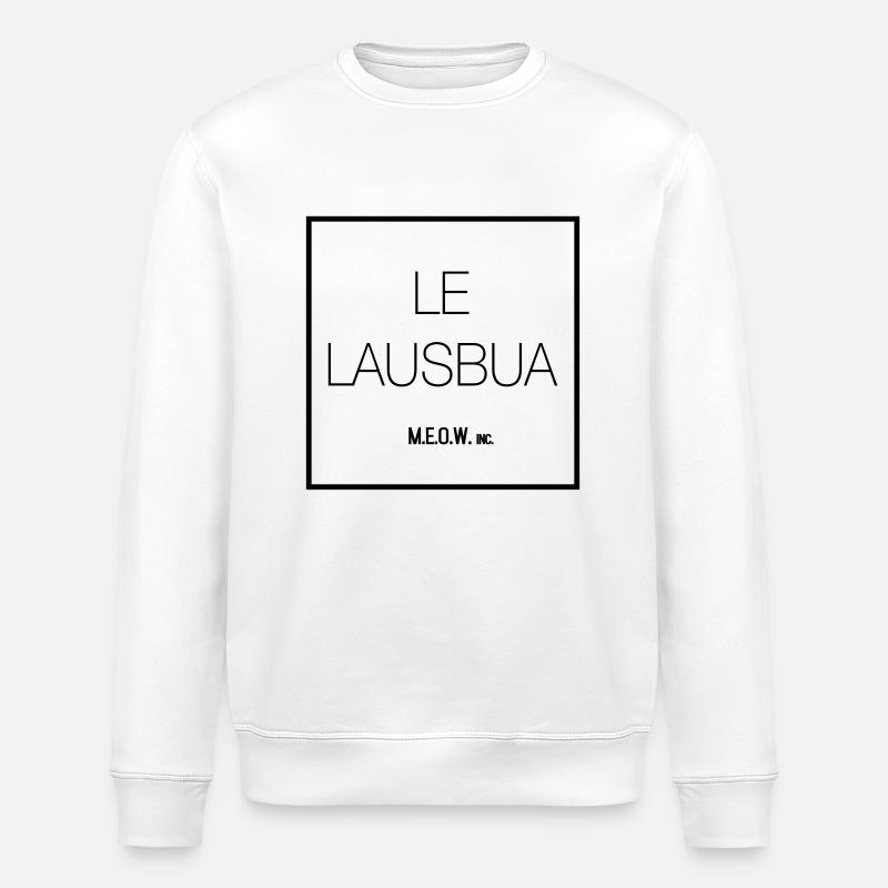 Le Lausbua - Sweat bio ROLLER Stanley/Stella Unisexe - blanc