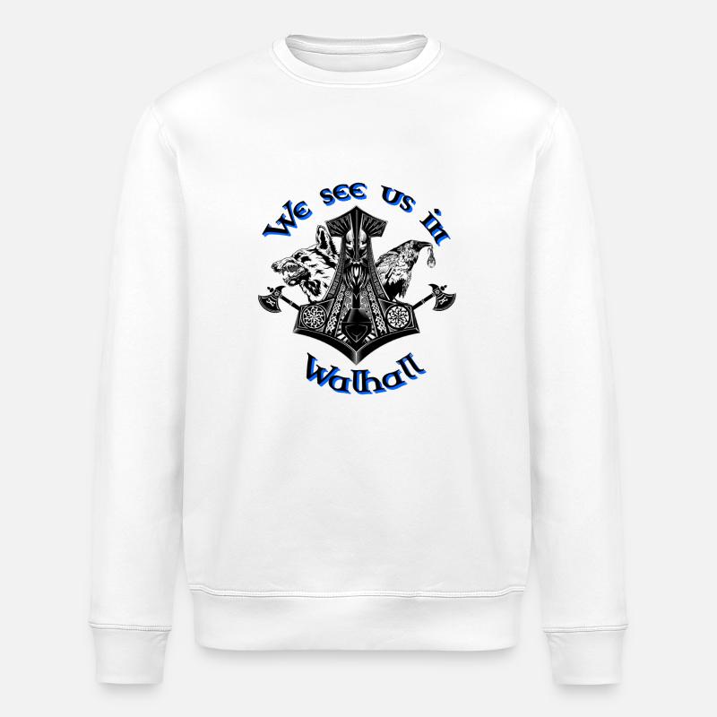 We see us in Walhall - Stanley/Stella Unisex Bio-Sweatshirt ROLLER - Weiß