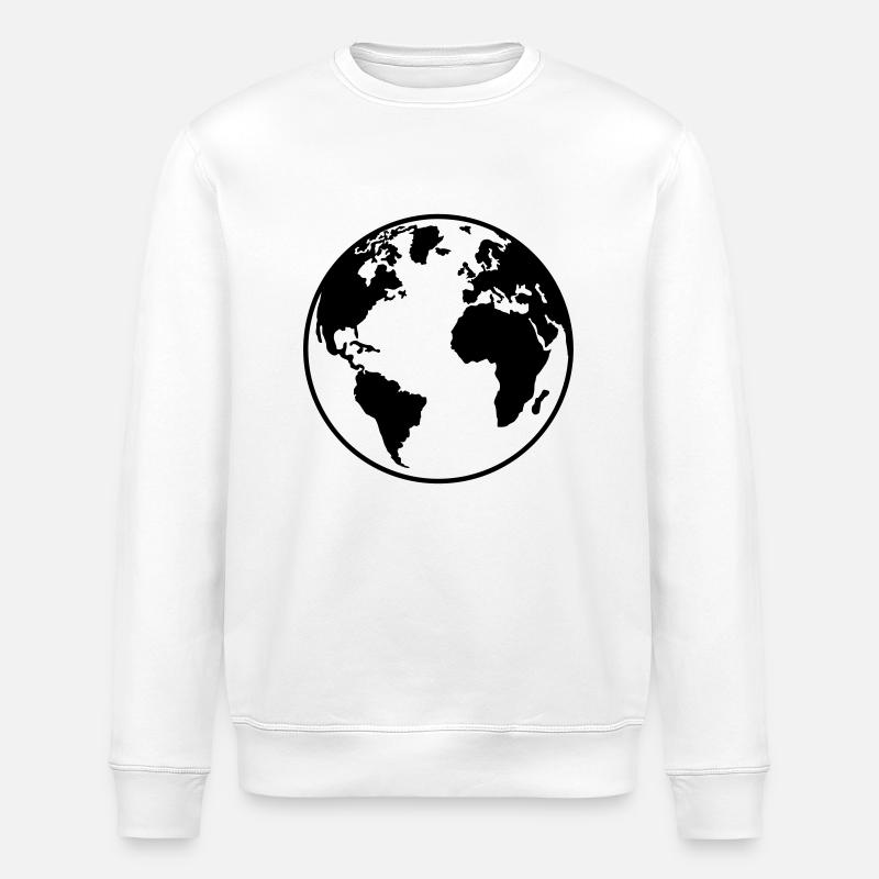 Globe - Sweat bio ROLLER Stanley/Stella Unisexe - blanc