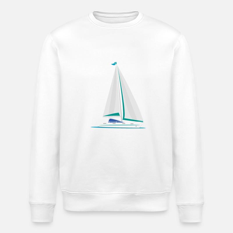 Sail - Stanley/Stella ROLLER Unisex Organic Sweatshirt - white