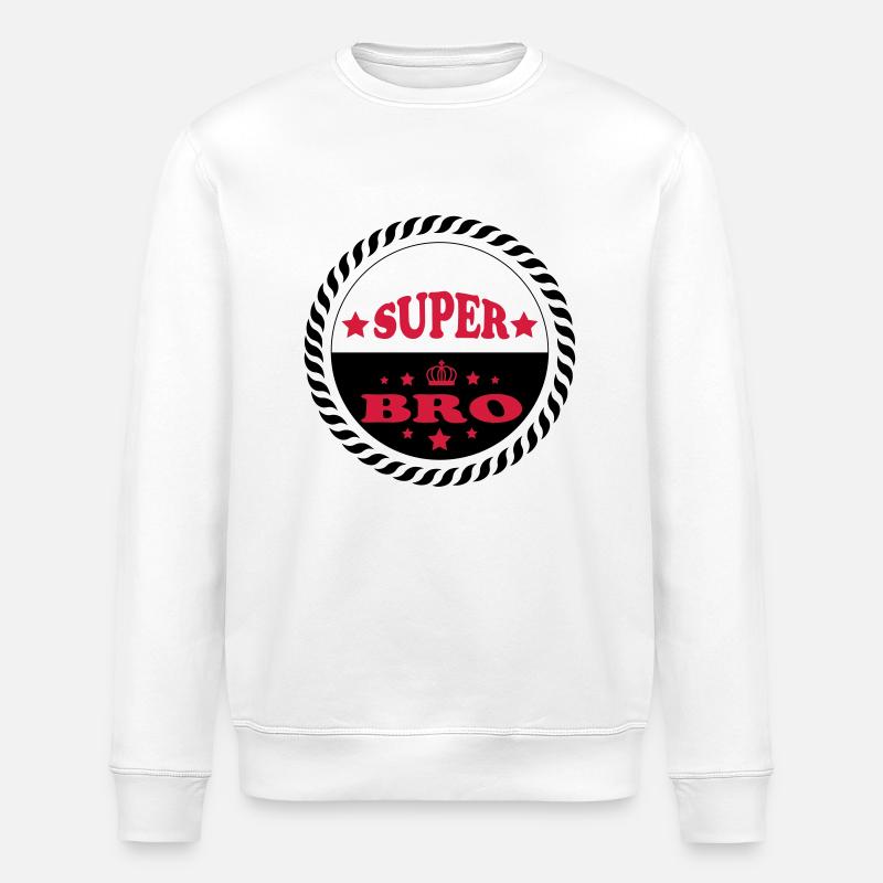 Super bro 111 - Sweat bio ROLLER Stanley/Stella Unisexe - blanc