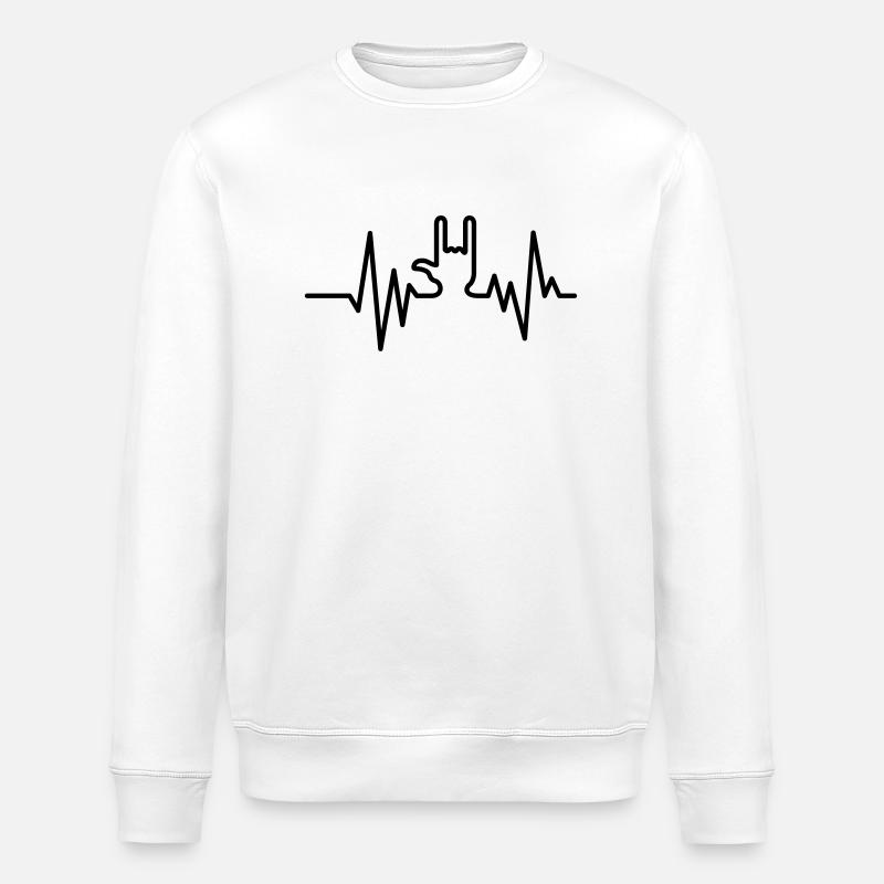 rock - Sweat bio ROLLER Stanley/Stella Unisexe - blanc