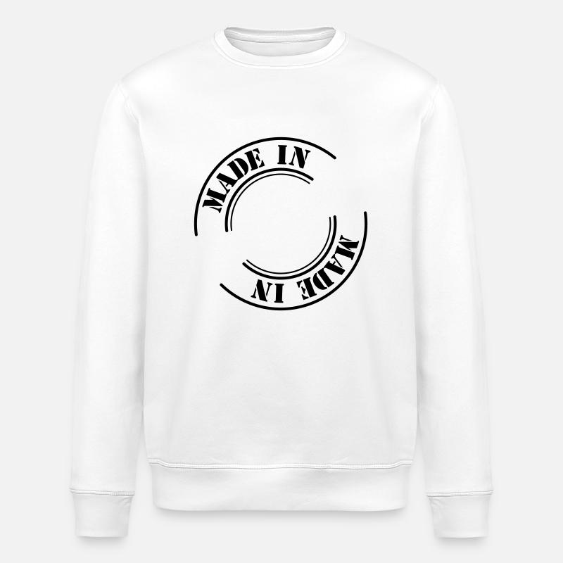 made in - Stanley/Stella ROLLER Unisex Organic Sweatshirt - white