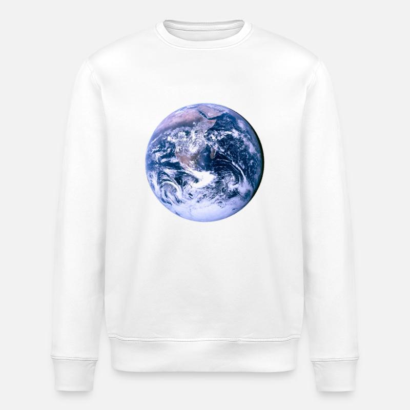 The Blue Marble - Stanley/Stella Unisex Bio-Sweatshirt ROLLER - Weiß