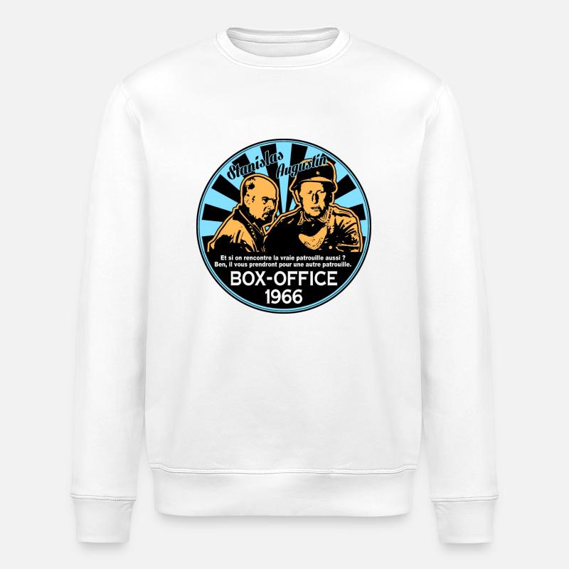 stanislas augustin box-office 1966 - Sweat bio ROLLER Stanley/Stella Unisexe - blanc
