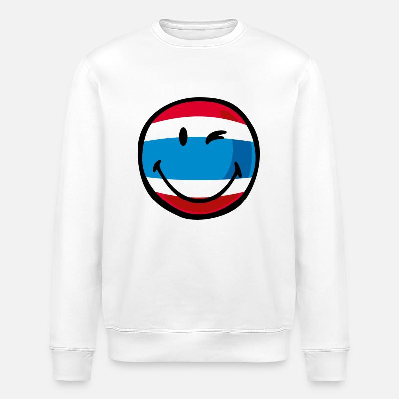 Smiley Thailand - Stanley/Stella Unisex Bio-Sweatshirt ROLLER - Weiß