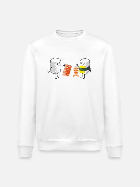 Sushi Shopping - Stanley/Stella Unisex Bio-Sweatshirt ROLLER - Weiß