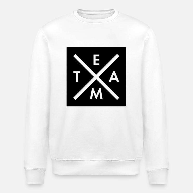 TEAM - BOXLOGO - Sweat bio ROLLER Stanley/Stella Unisexe - blanc