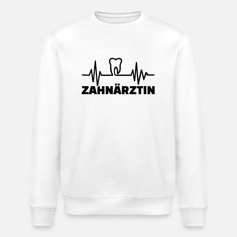 Zahnärztin - Stanley/Stella Unisex Bio-Sweatshirt ROLLER - Weiß