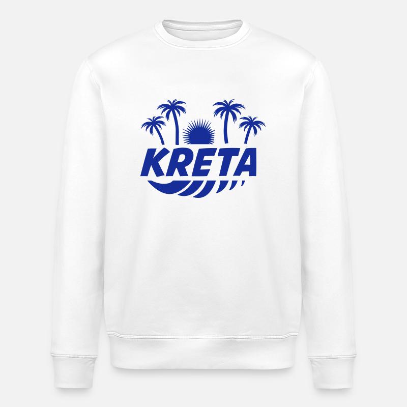 kreta_01 - Stanley/Stella Unisex Bio-Sweatshirt ROLLER - Weiß