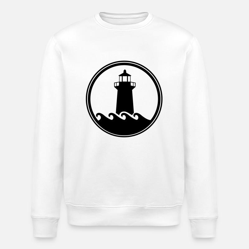 leuchtturm_001 - Stanley/Stella Unisex Bio-Sweatshirt ROLLER - Weiß