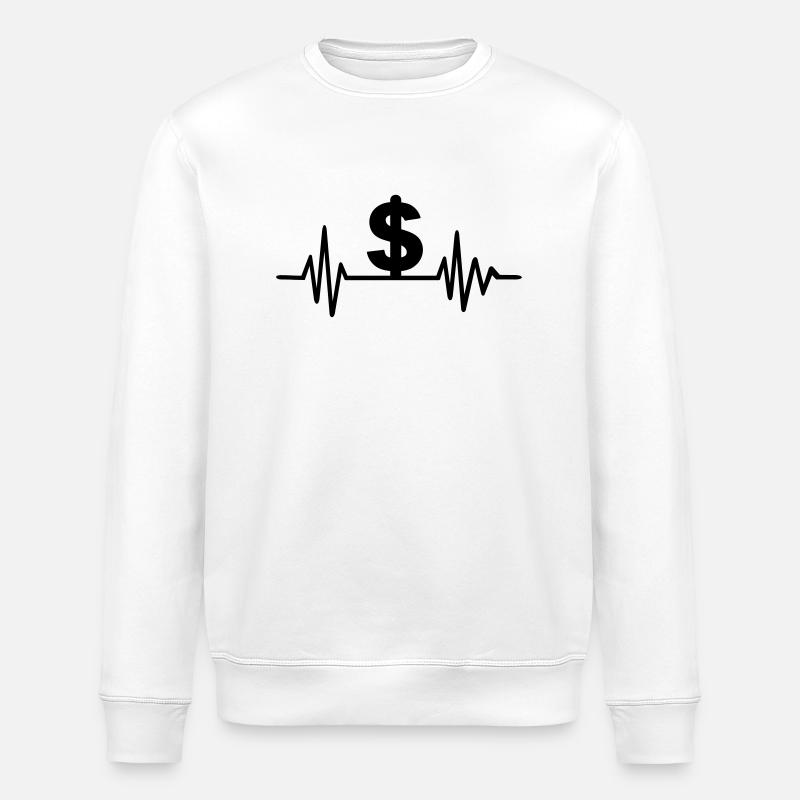 Dollar - Stanley/Stella Unisex Bio-Sweatshirt ROLLER - Weiß