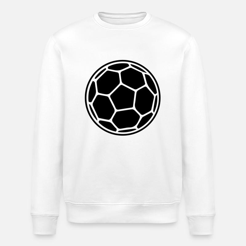 handball ball - Stanley/Stella Unisex Bio-Sweatshirt ROLLER - Weiß