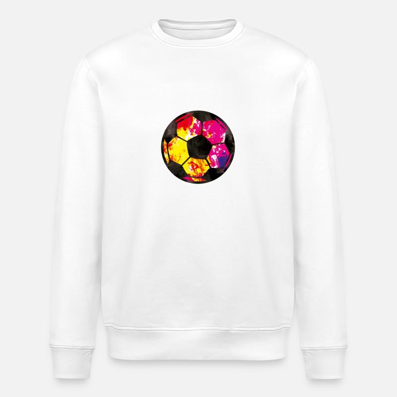 fussball farben - Stanley/Stella Unisex Bio-Sweatshirt ROLLER - Weiß