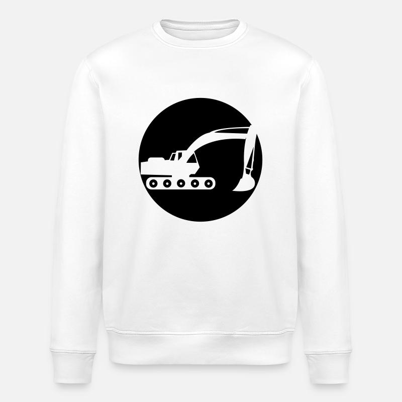 bagger_01 - Stanley/Stella ROLLER Unisex Organic Sweatshirt - white