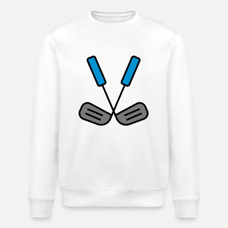 Golfschläger - Stanley/Stella Unisex Bio-Sweatshirt ROLLER - Weiß