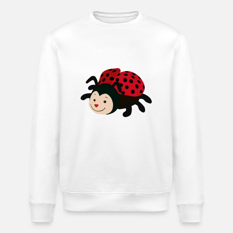 Douce petite coccinelle - Sweat bio ROLLER Stanley/Stella Unisexe - blanc