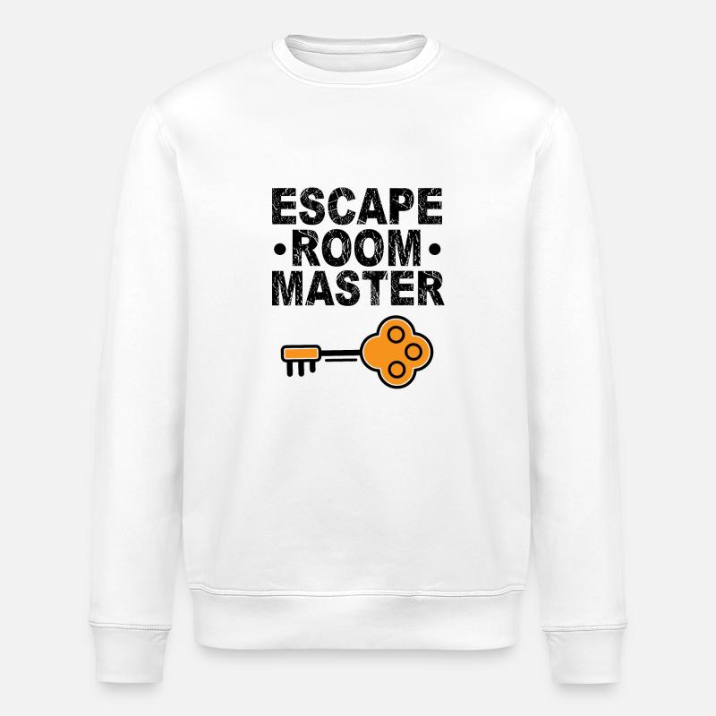 Escape Room Master - Stanley/Stella Unisex Bio-Sweatshirt ROLLER - Weiß