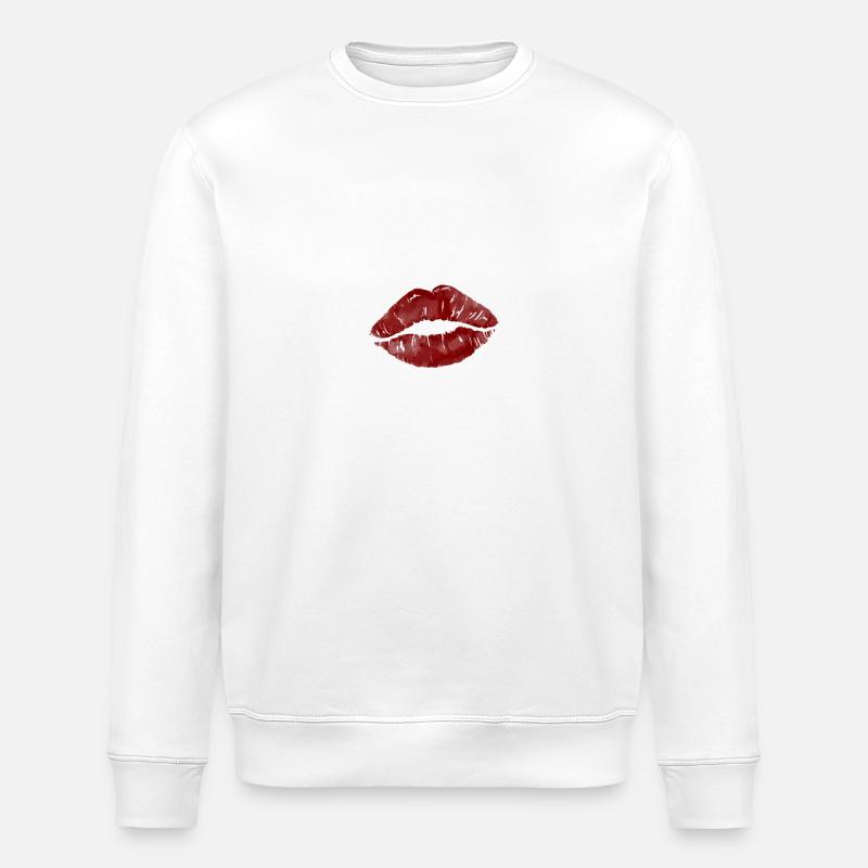 Lippenstift - Stanley/Stella Unisex Bio-Sweatshirt ROLLER - Weiß