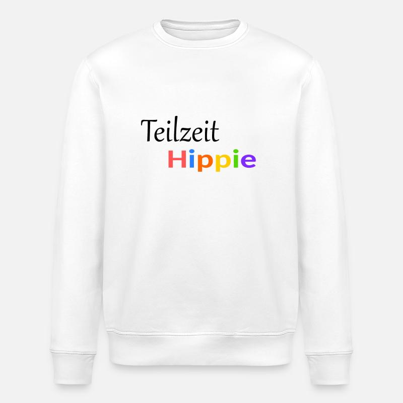 Teilzeit Hippie - Stanley/Stella Unisex Bio-Sweatshirt ROLLER - Weiß