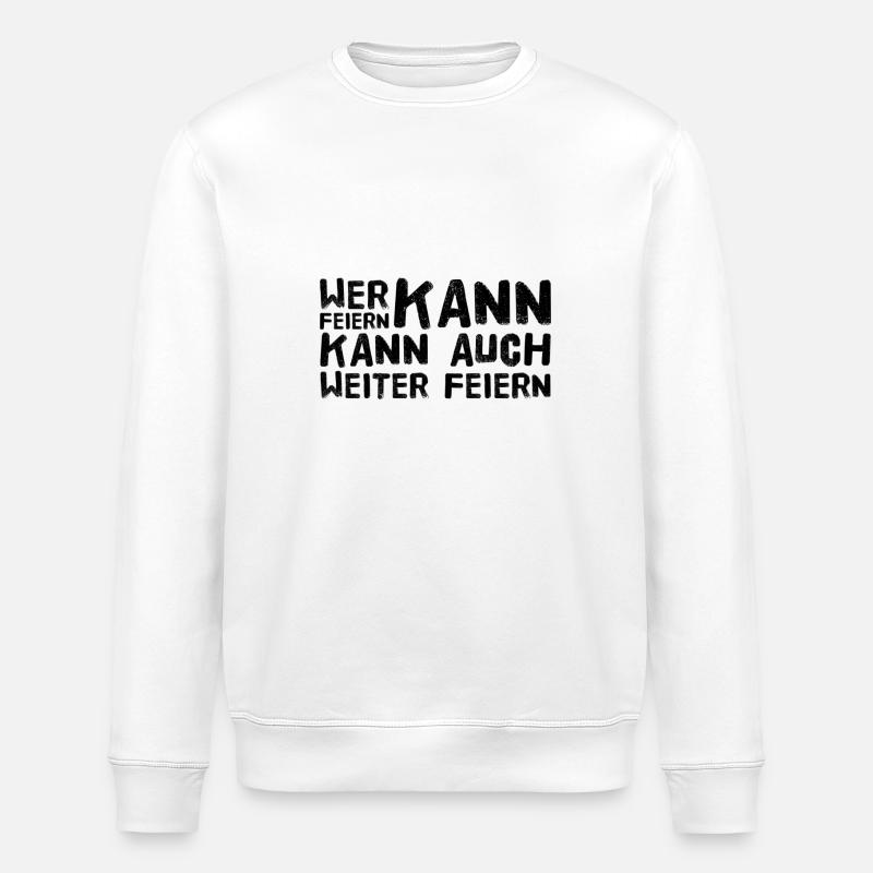 Party machen - Stanley/Stella Unisex Bio-Sweatshirt ROLLER - Weiß