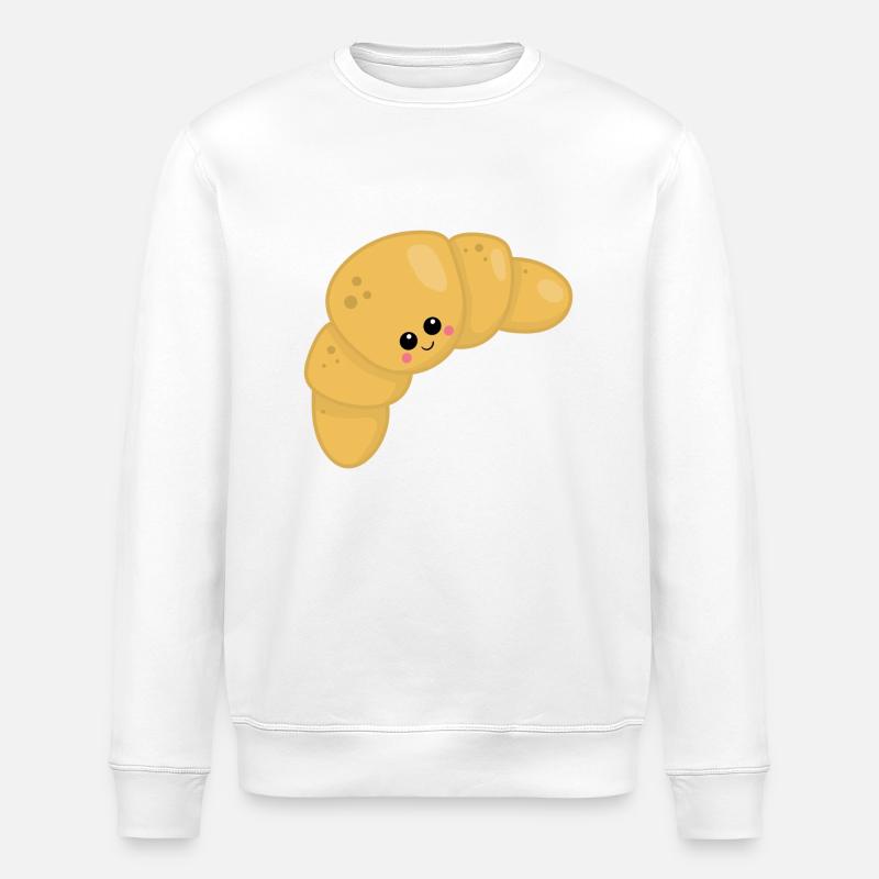 Croissant - Stanley/Stella Unisex Bio-Sweatshirt ROLLER - Weiß