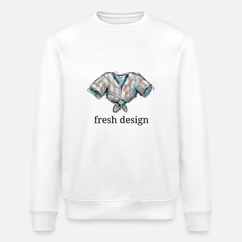 Fresh design designer - Stanley/Stella Unisex Bio-Sweatshirt ROLLER - Weiß